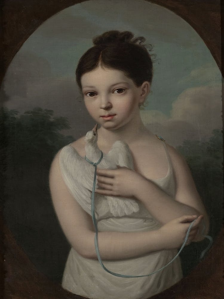 Girl With A Bird