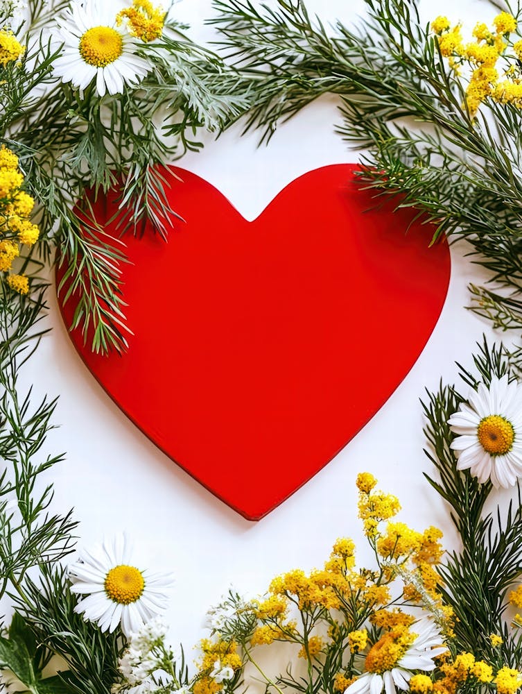 Heart With Flowers 22