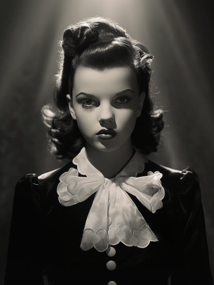 Black And White Photograph Of Judy Garland 1