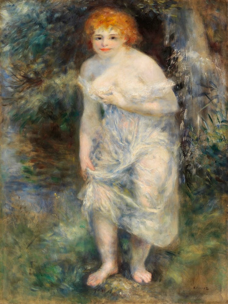 The Source (La Source) (1875) By Pierre Auguste Renoir