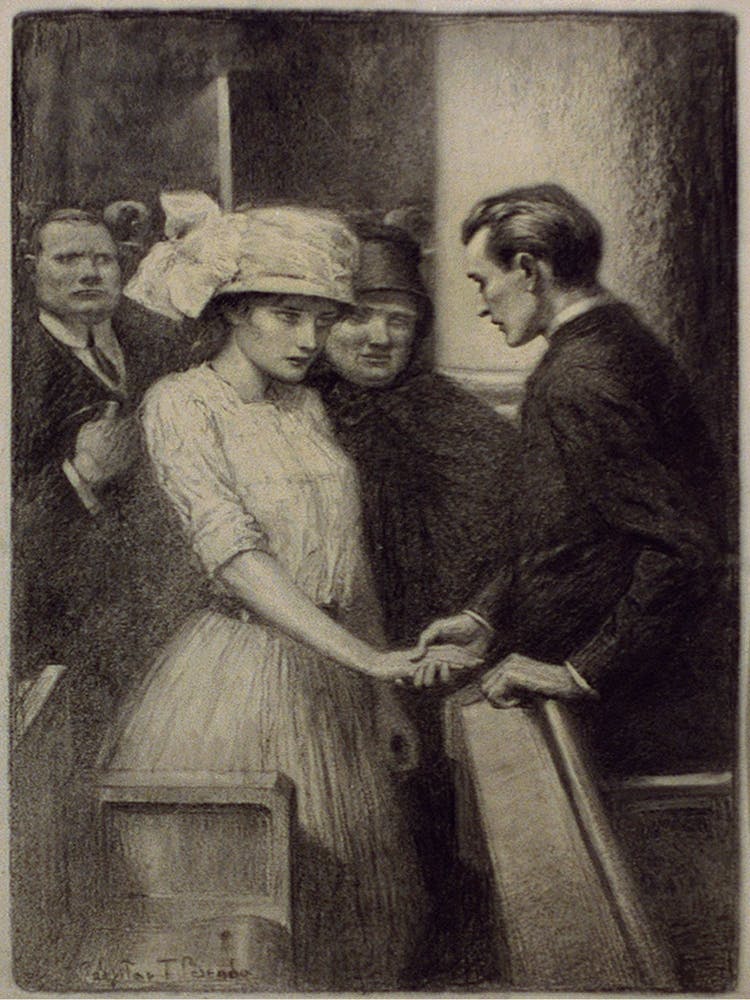 Sister, I Wish You The Grace And Peace Of The Lord (1911) By Wladyslaw Theodore Benda