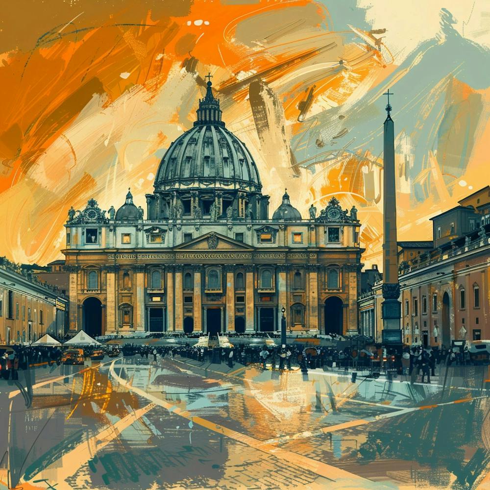 A Vatican City In Rome Expressive Strokes Illust 1719920685 1