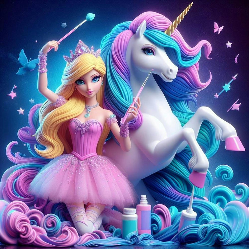 Barbie And Unicorn