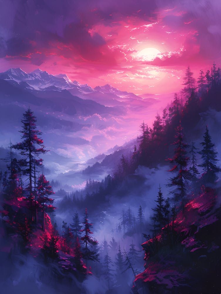 Sunset In The Mountains 23