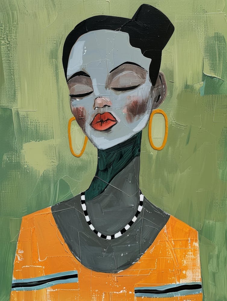 Woman With Earrings 5