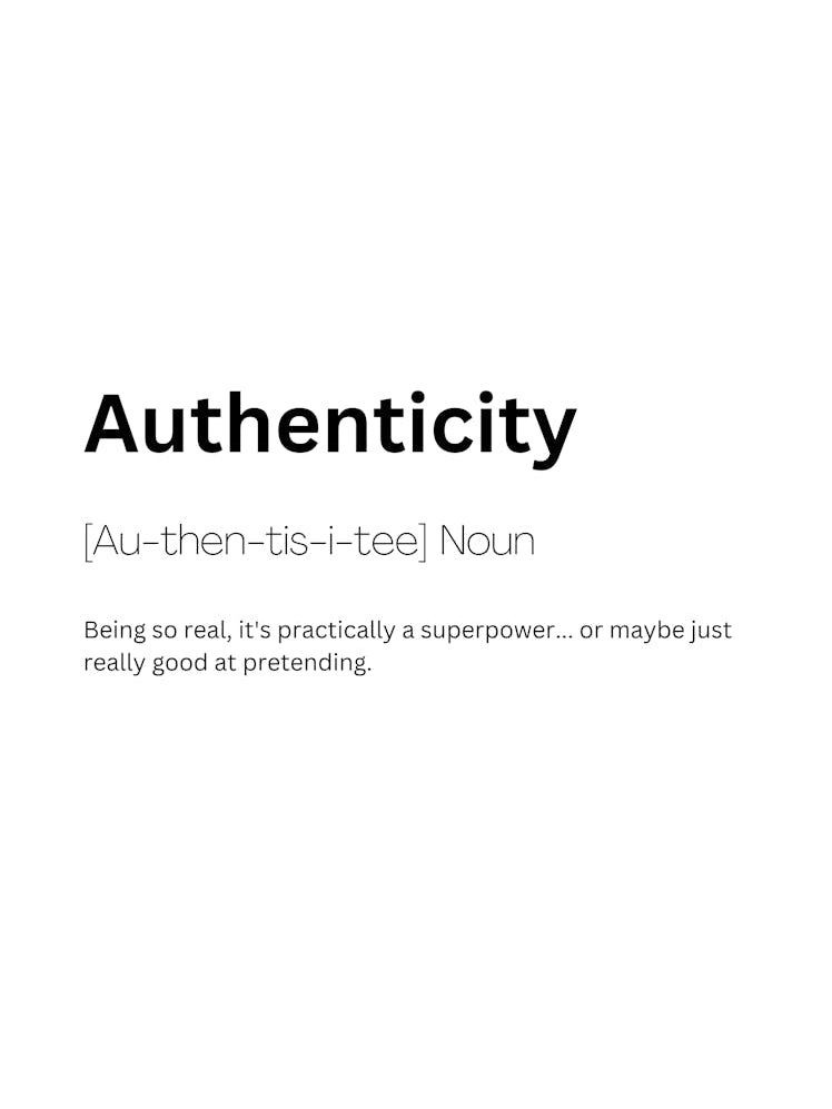 Authenticity Definition Meaning 1