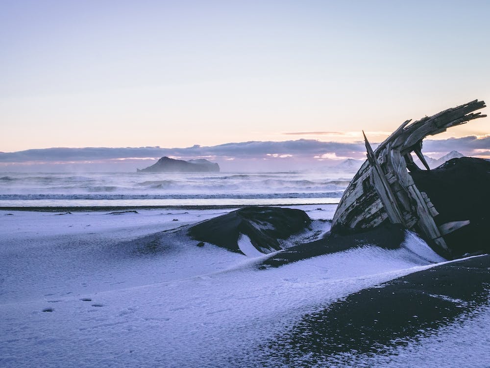 Iceland - Plage de Sable Noir - Épave 2