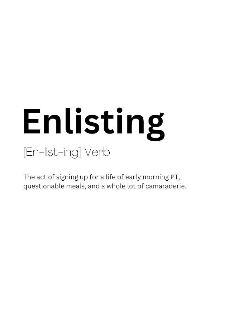 Enlisting Definition Meaning