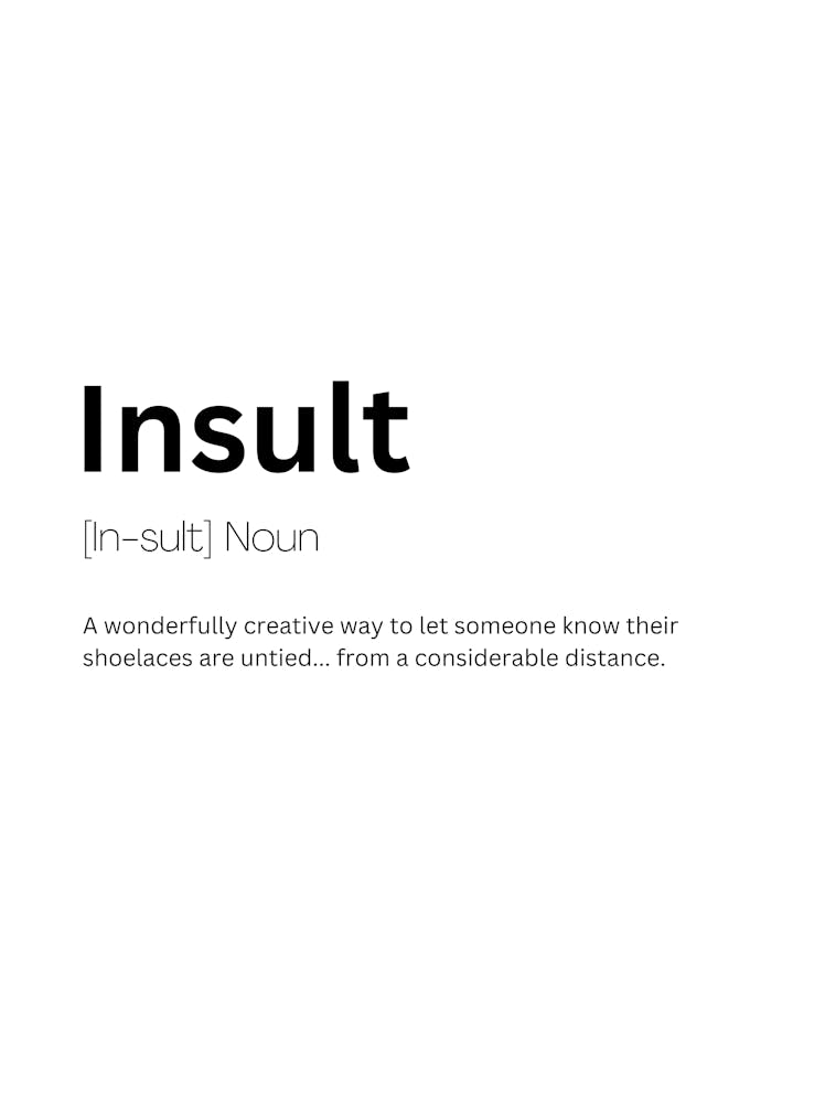 Insult Definition Meaning