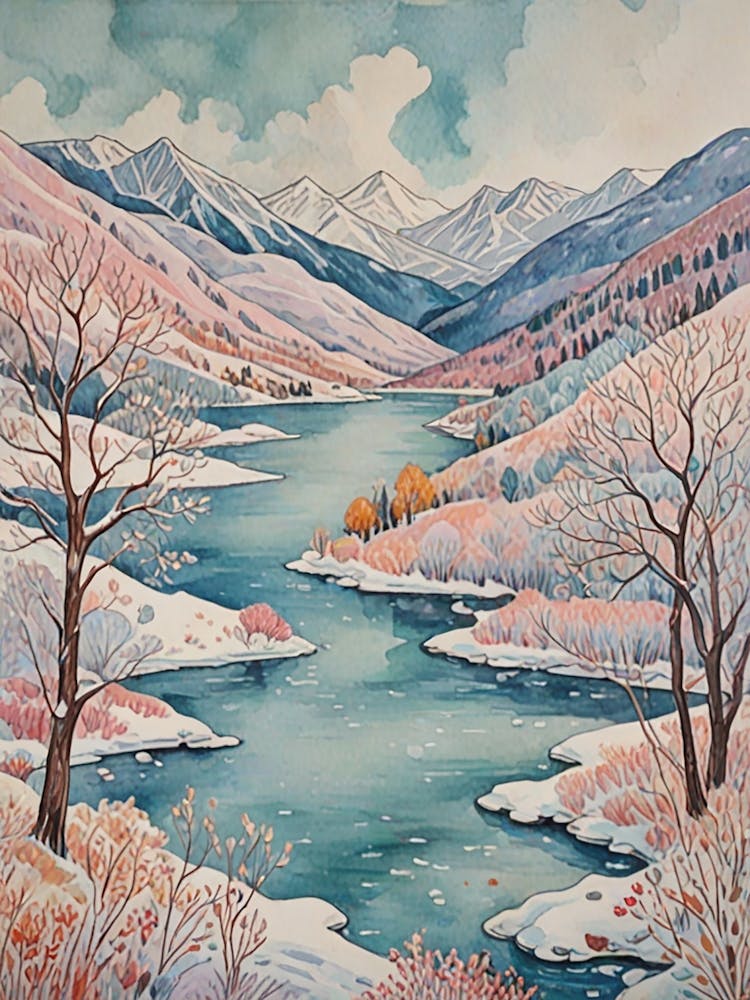 Pastel Winter Wonderland no1