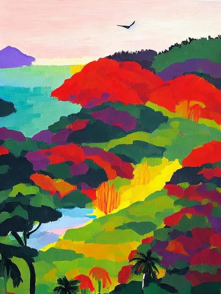 Manuel Antonio National Park 1 Costa Rica Abstract Colourful