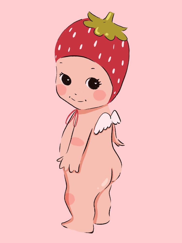 Strawberry Baby | Kewpie Inspired