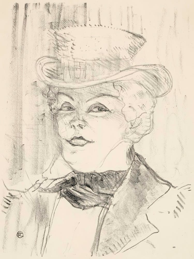 Madame Réjane (1898), Henri de Toulouse-Lautrec