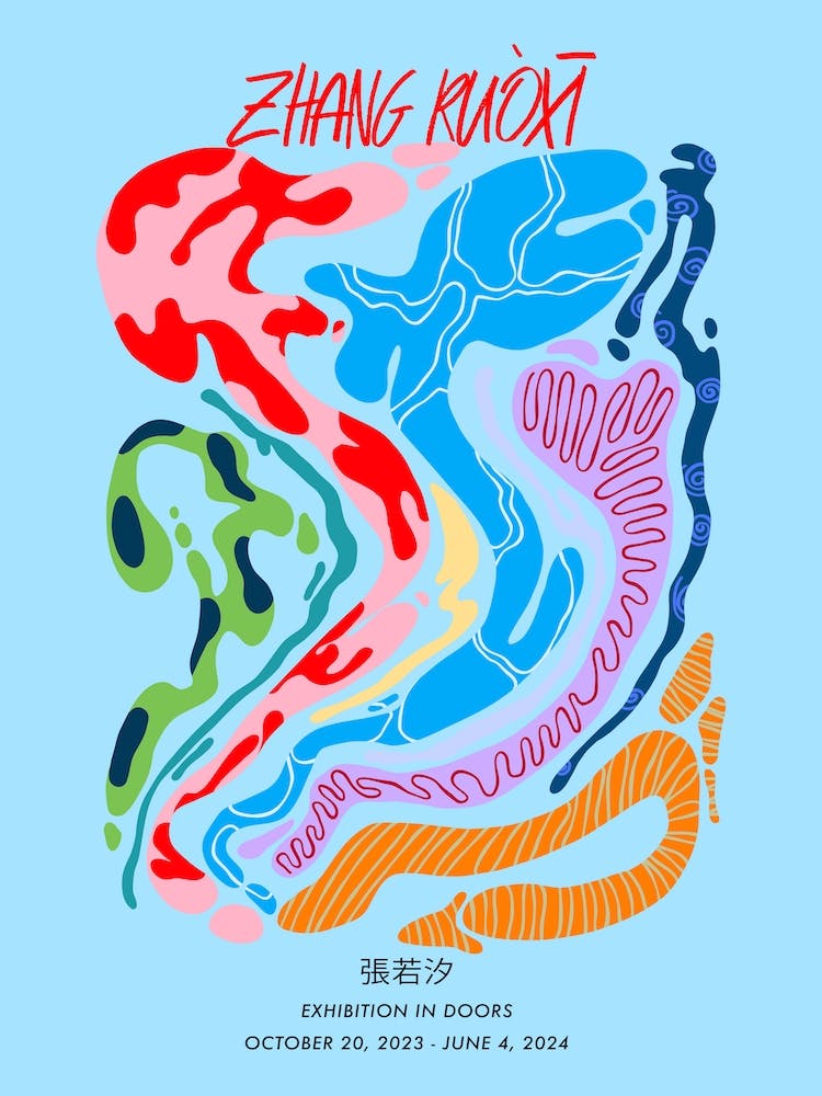 Zhang Ruòxī Blue