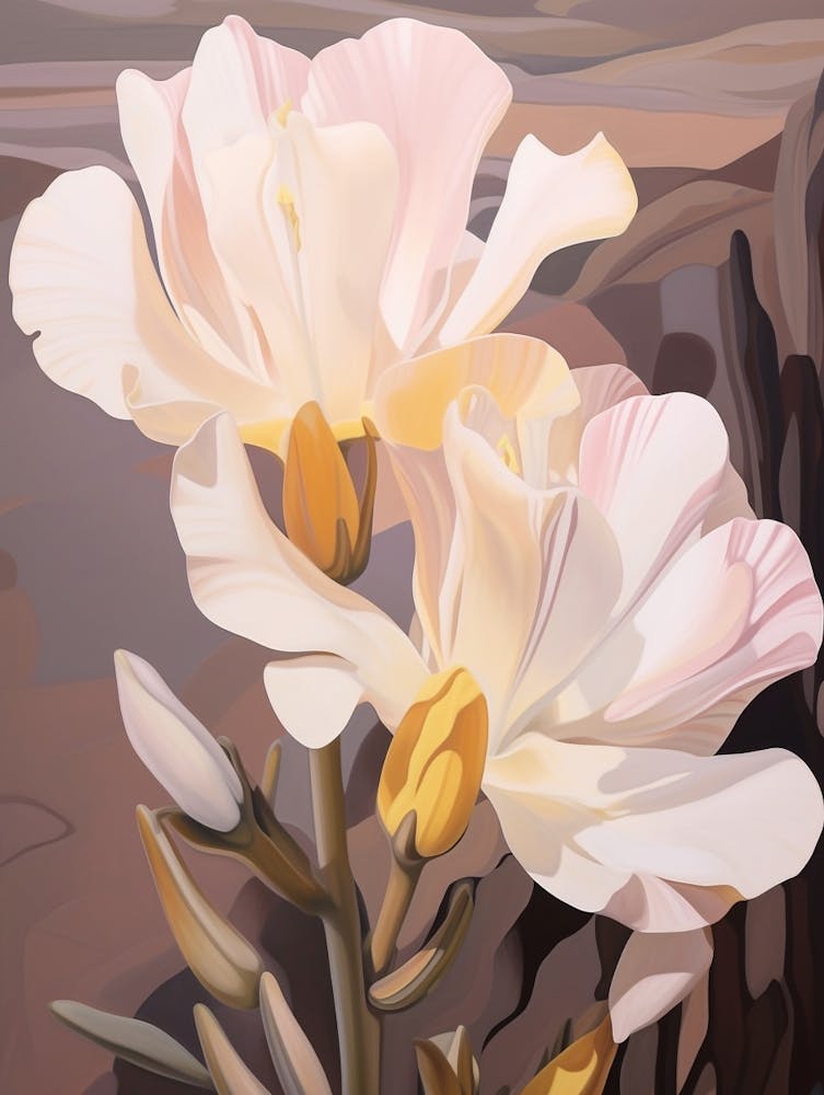 Freesia 3 Flower Painting