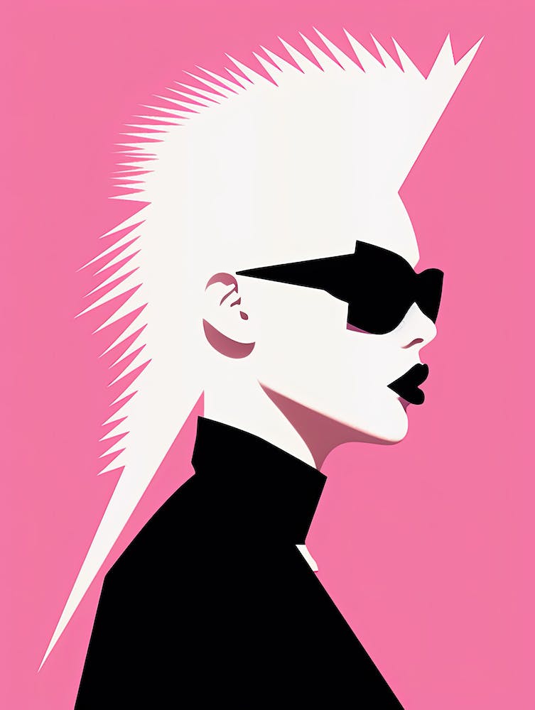 Pink Punk Visions in Minimalism