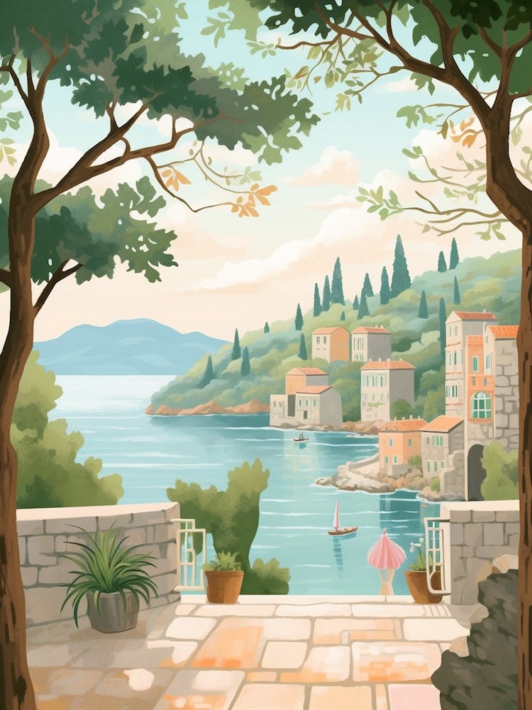 Korcula Croatia 3 Illustration