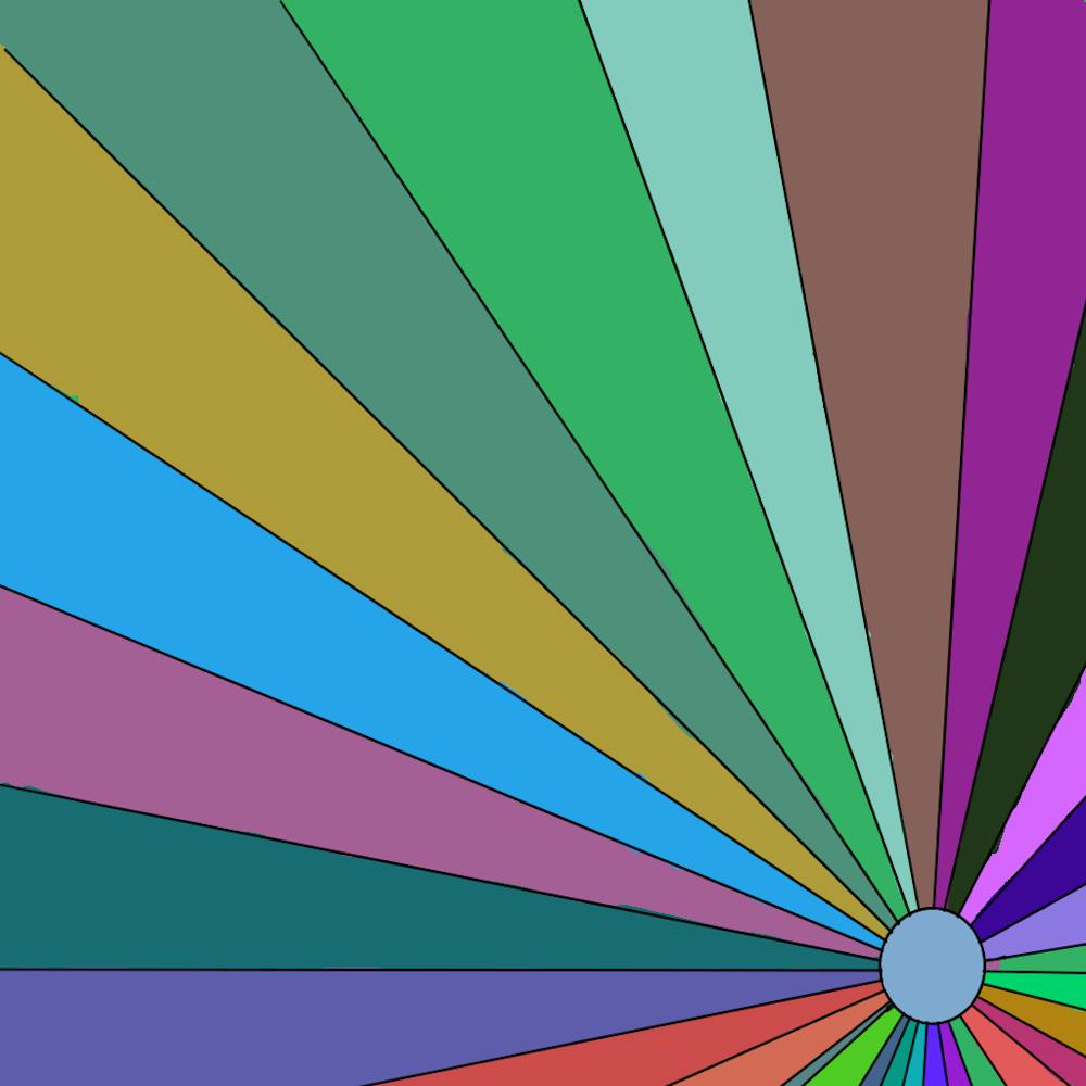 Rainbow Sunburst