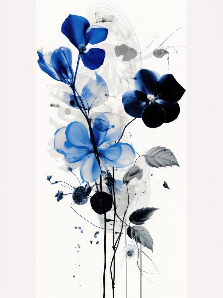 Blaue Blumen 46