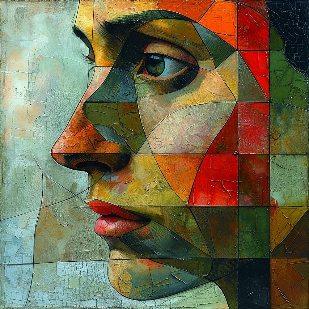 Abstract Portrait Of A Woman 10