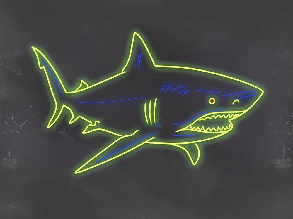 Neon Lime Dogfish Shark 2