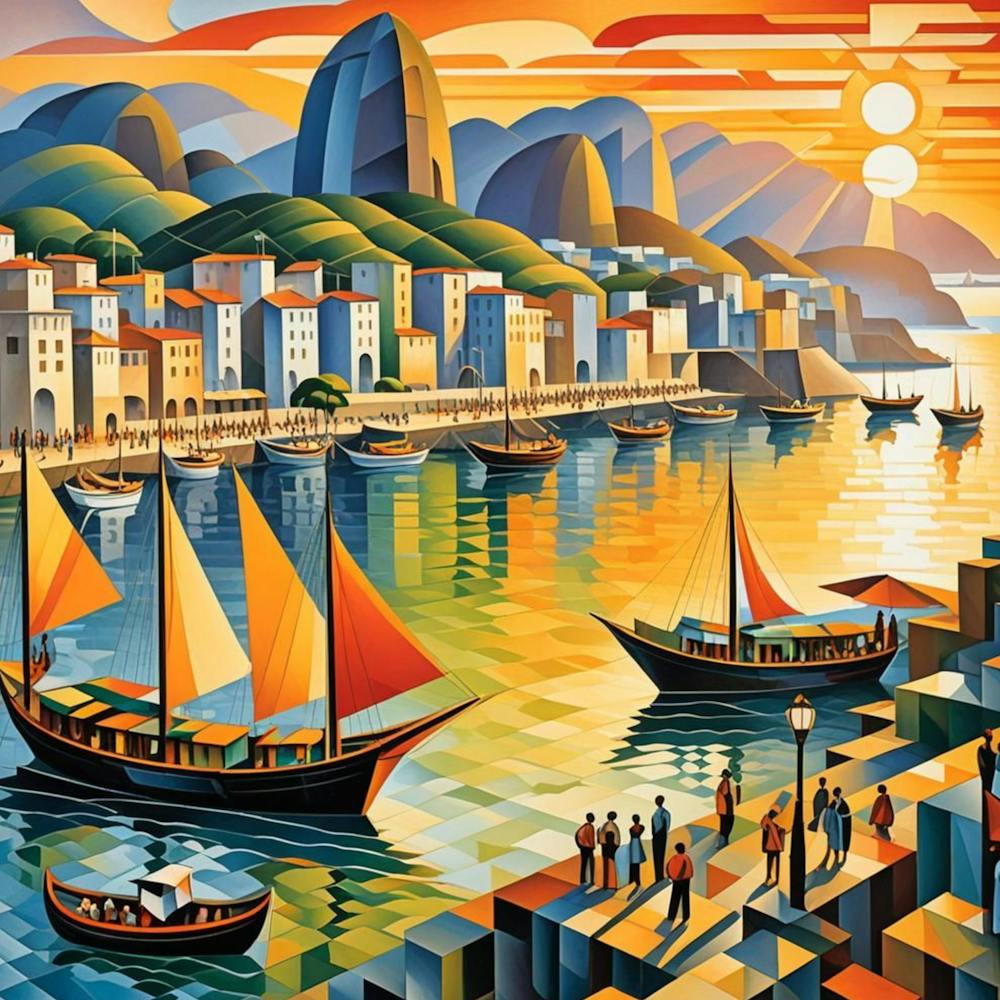 Harbour Of Rio De Janeiro Sunrise