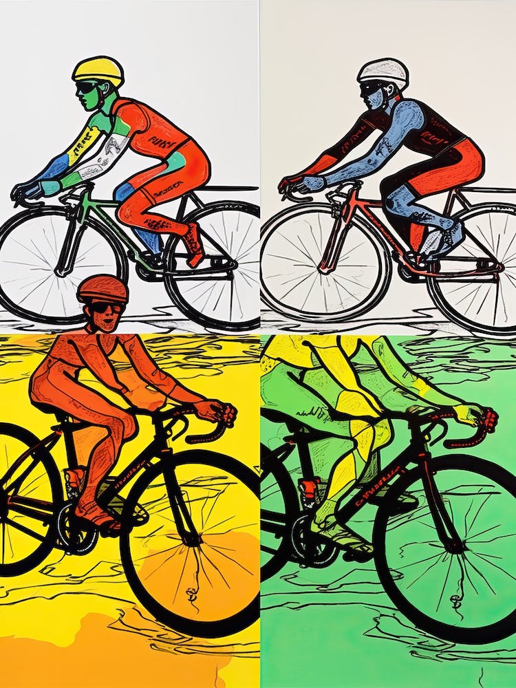 Triathlon Pop Art 2