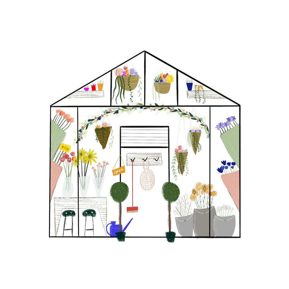 The Flower House Square