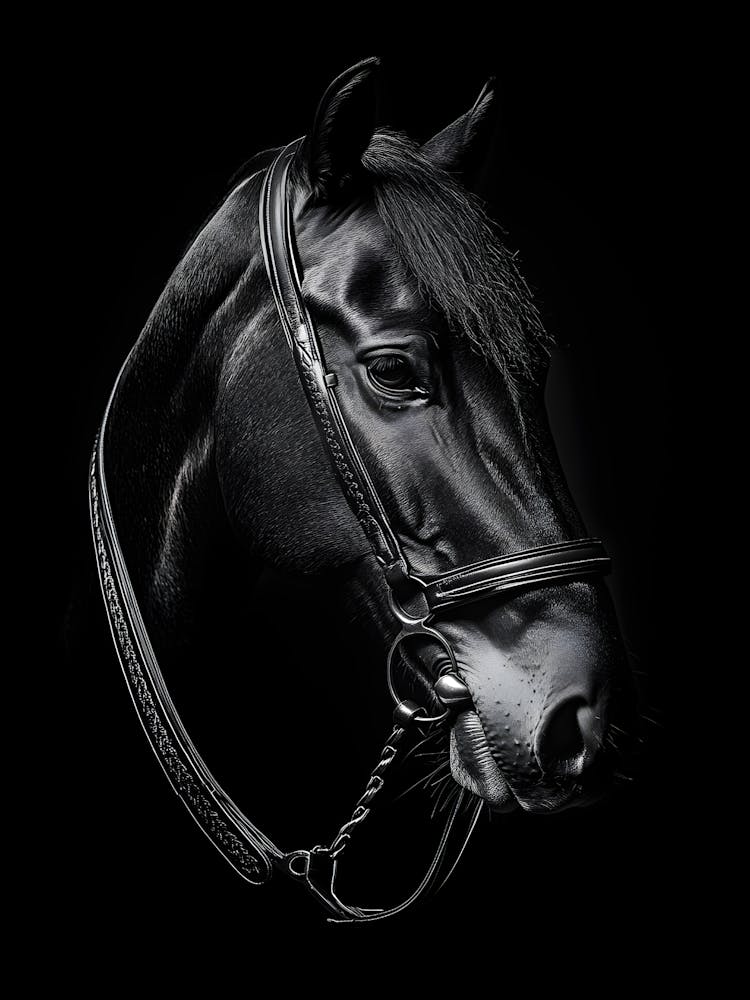 Black Horse Head