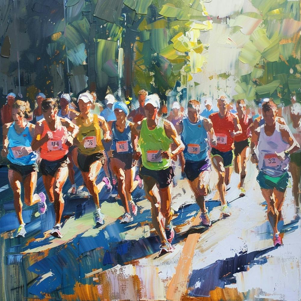 Coureurs de marathon 12