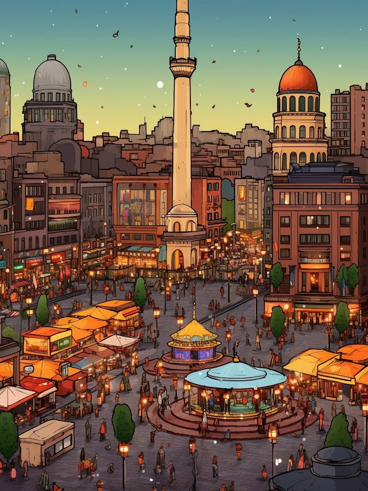 Takism Square Meydan Pixel Art 13