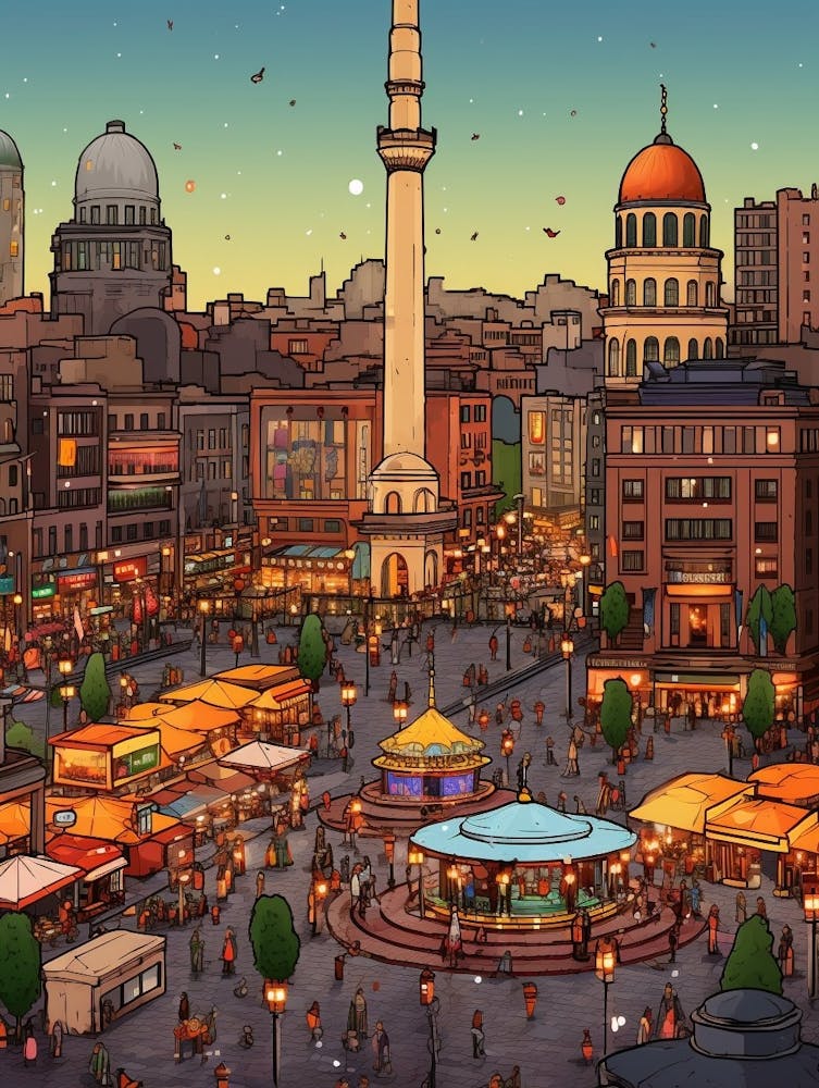 Takism Square Meydan Pixel Art 13