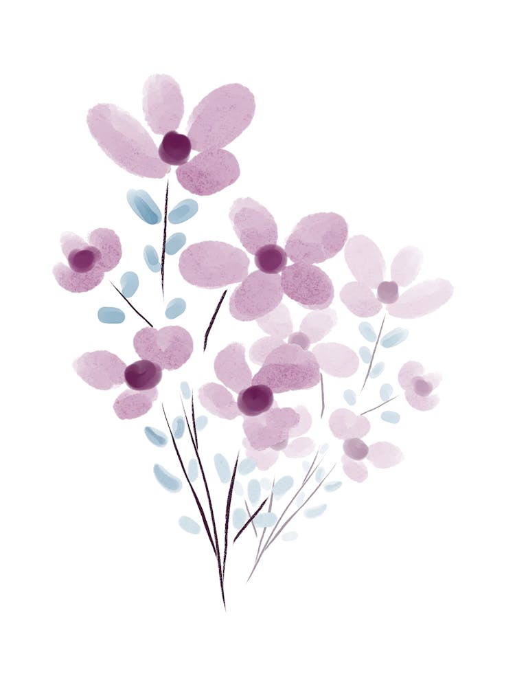Watercolor Flowers 11