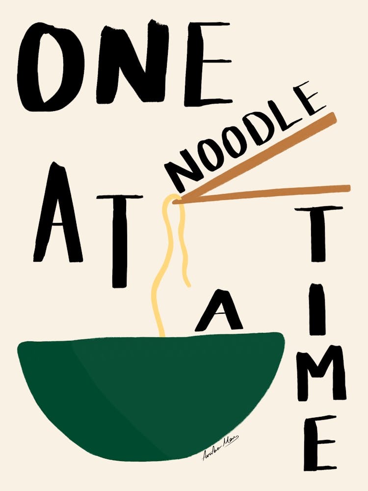 One Noodle at a Time Plain