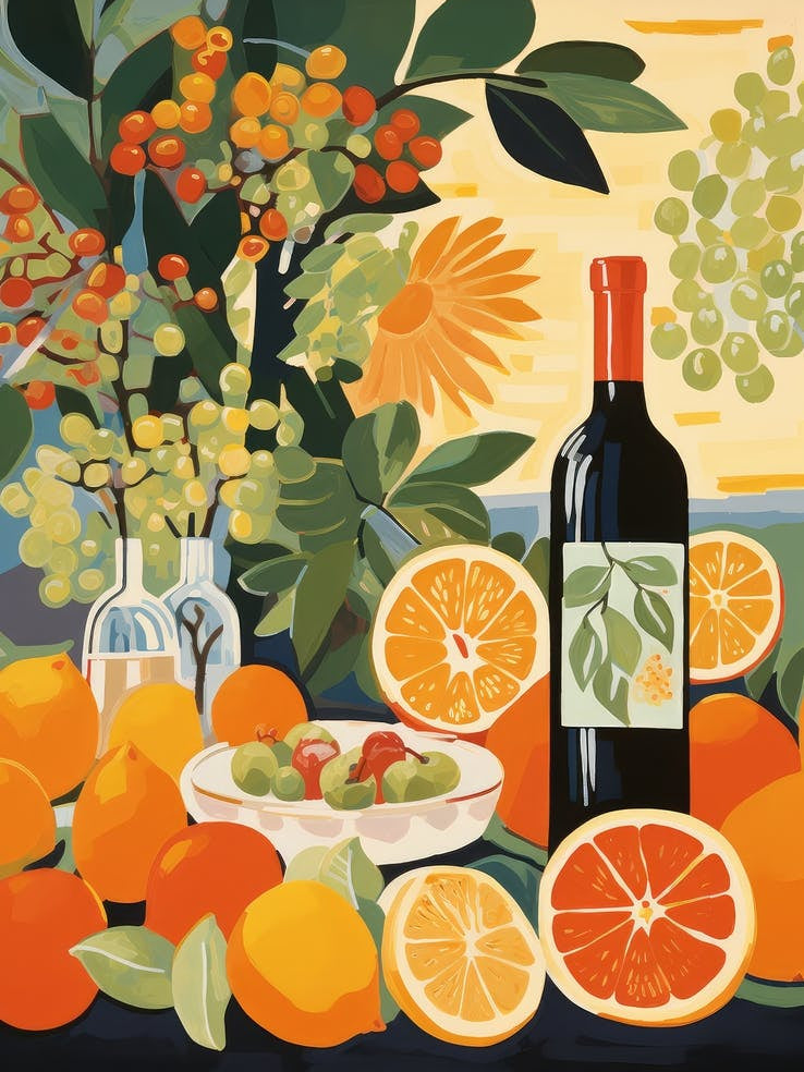 Wine And Oranges