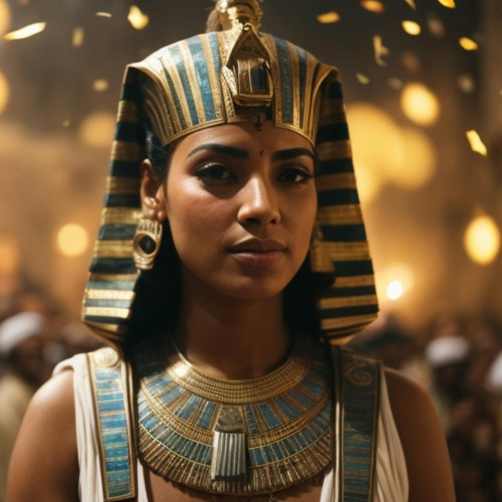 Egyptian girl( pharaoh and ancient Egyptian )