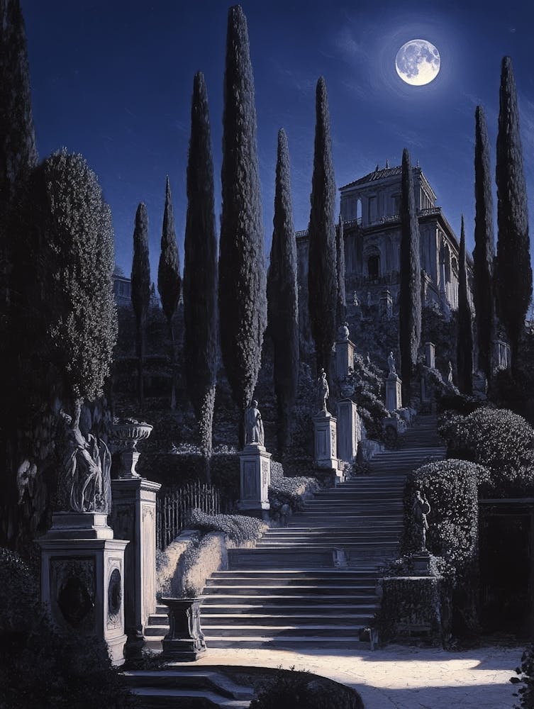 Moonlight In Florence Art
