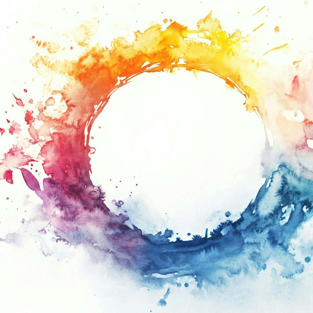 Watercolor Circle - Watercolor Stock Videos & Royalty-Free Footage