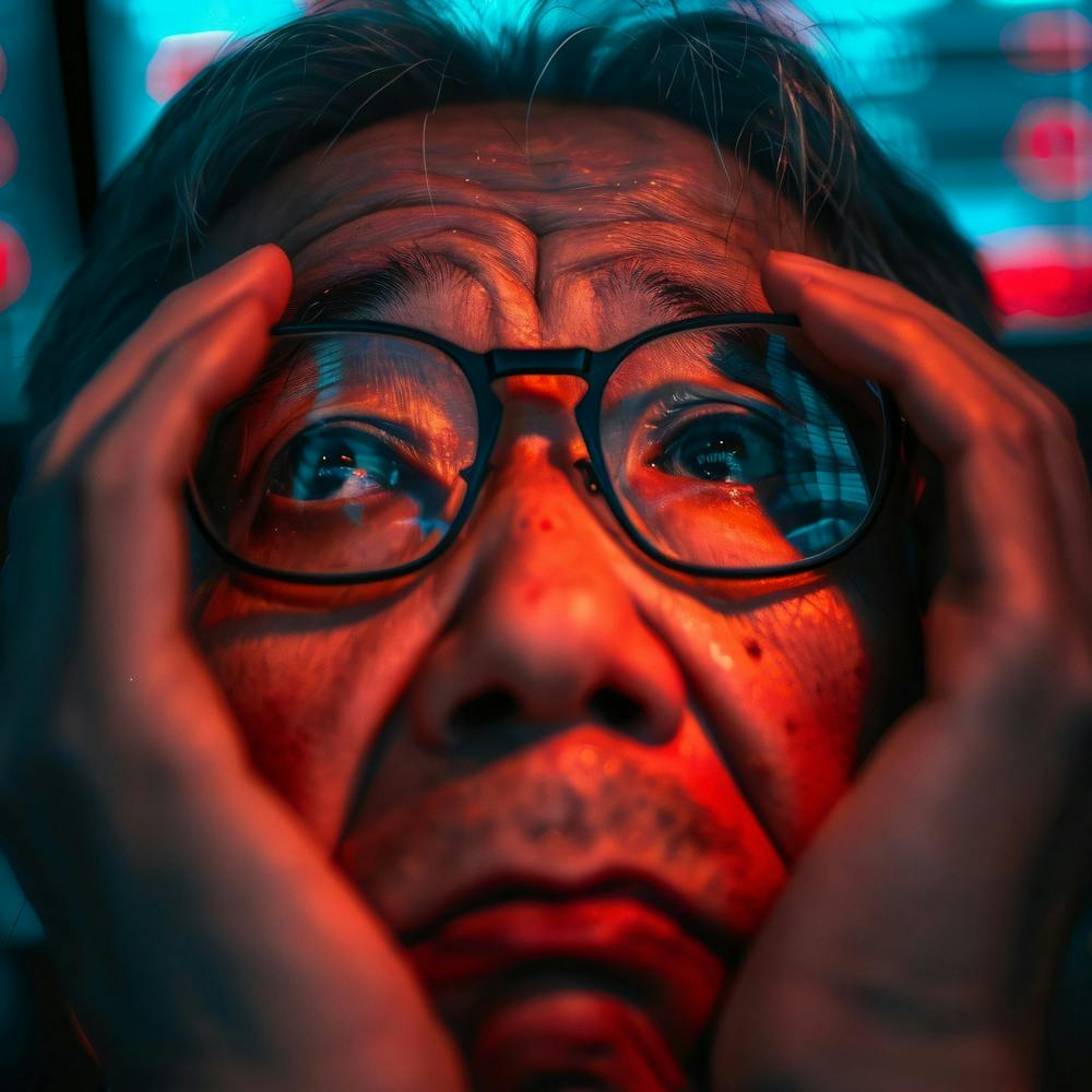 Asian Businessman With Glasses