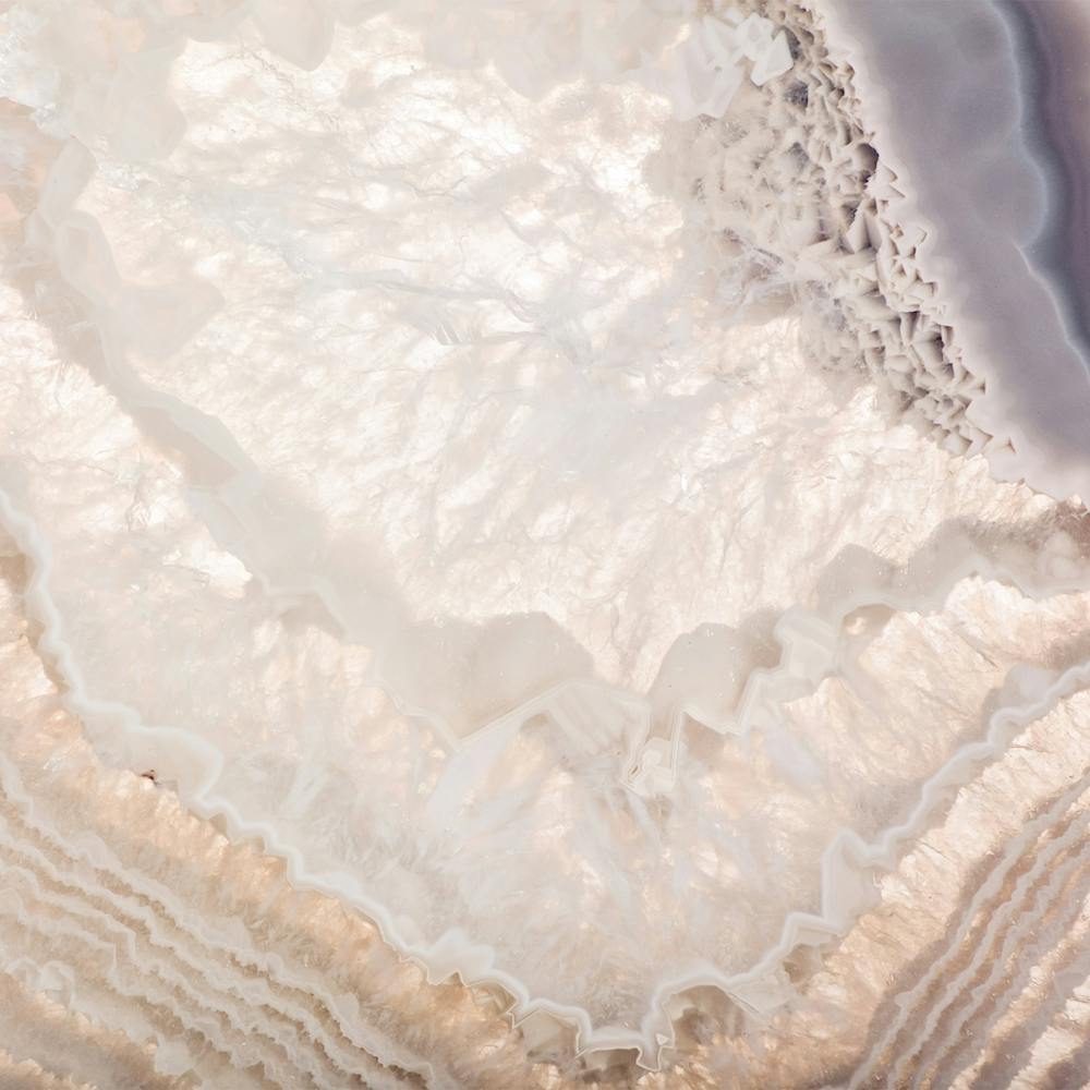 Lilac Geode Square