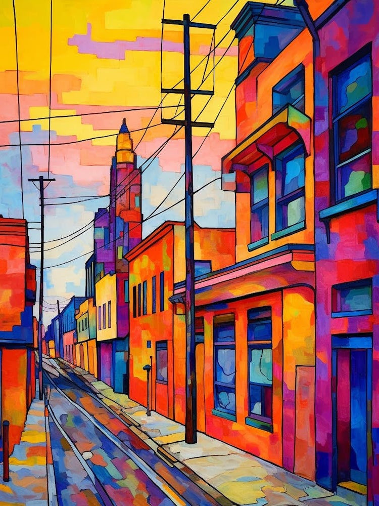 Tacoma Museum District Pointillism 20