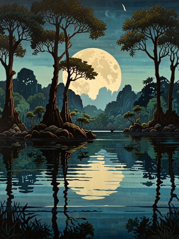 William Morris Full Moon In The Forest 19