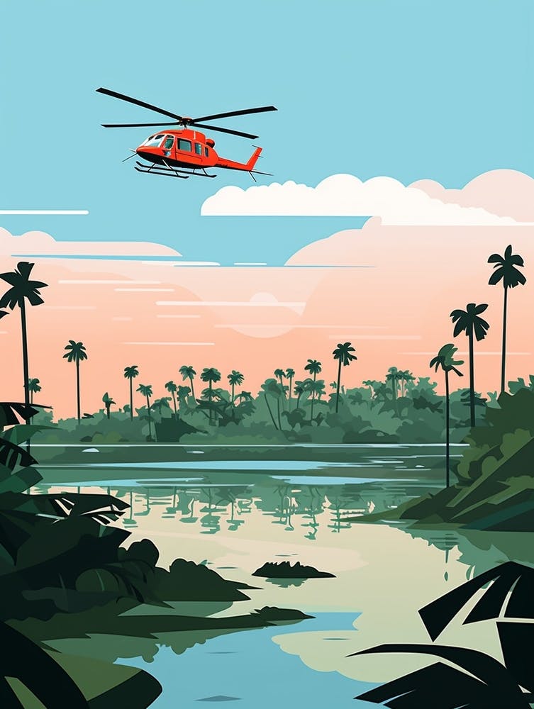 Belize 2 Travel Illustration