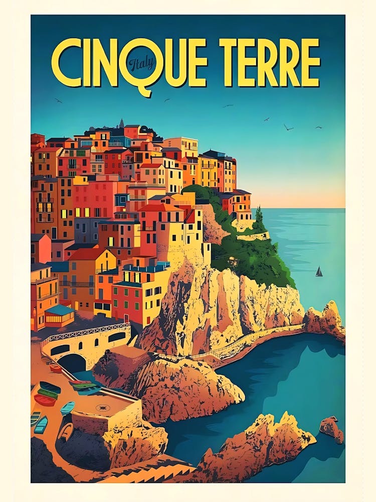 Vintageitalianitalycinqueterretravel