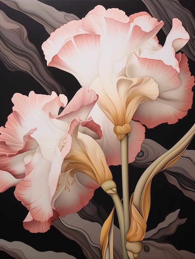 Flower Illustration Gladiolus 4