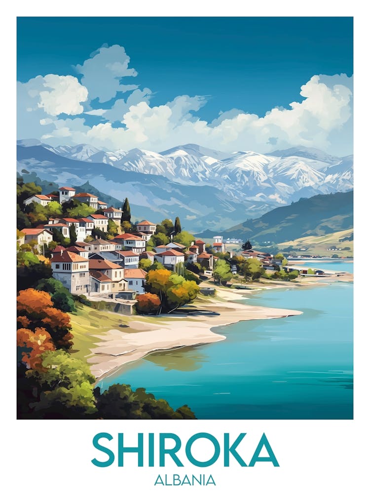 Affiche de voyage Shiroka