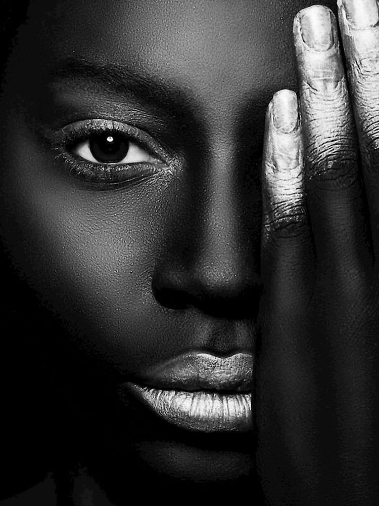 Black And White Portrait Of A Woman 13