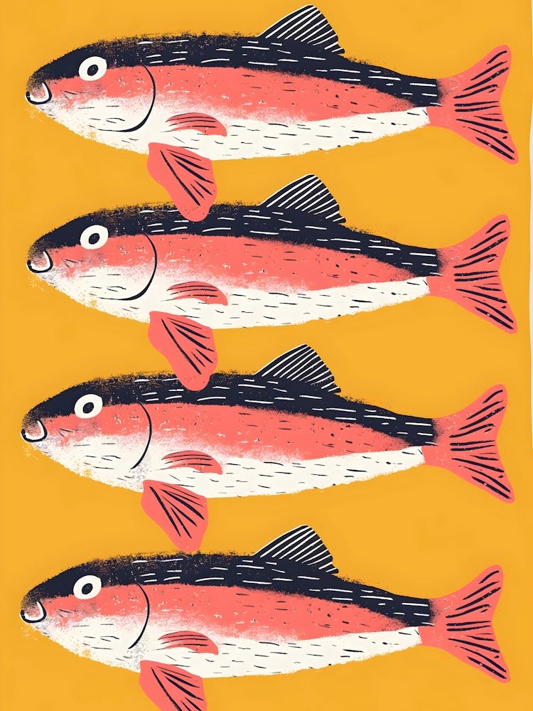 Poissons en rang