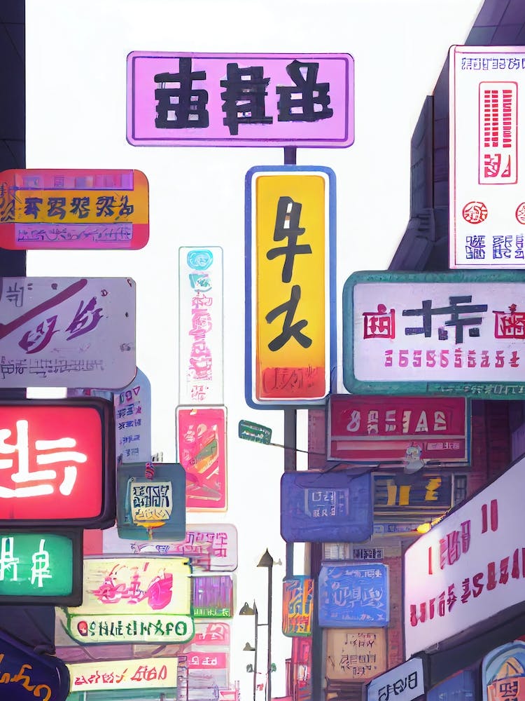 Street Signs Illustration