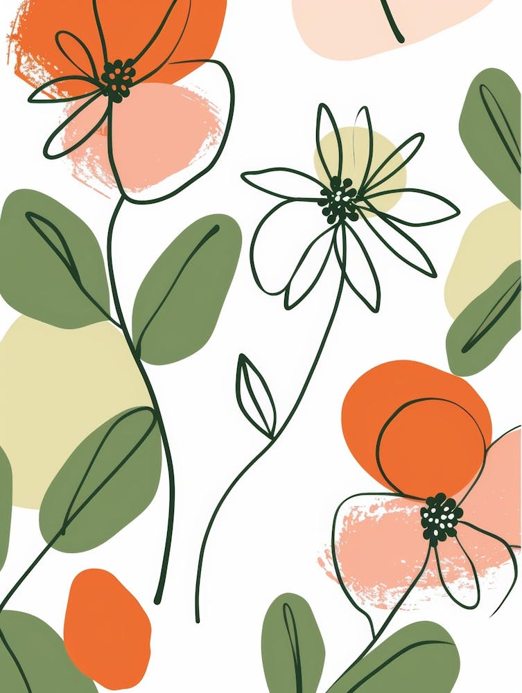 Abstract Floral Painting 29